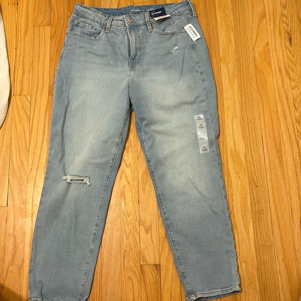 Old Navy OG Straight light wash jeans
